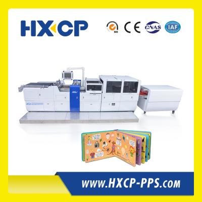 Cina HX450 Fabbricazione Casing-In Machine Bambini Cartone Copertina Libro Cartone di vendita diretta in vendita