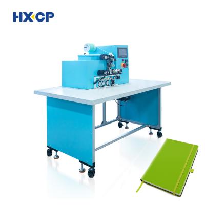 China  HX20EPL Elastic Pen Loop Attachment Notebook Penloop Mounting Machine Semi Auto Notebook Elastic Rope Inserting for sale