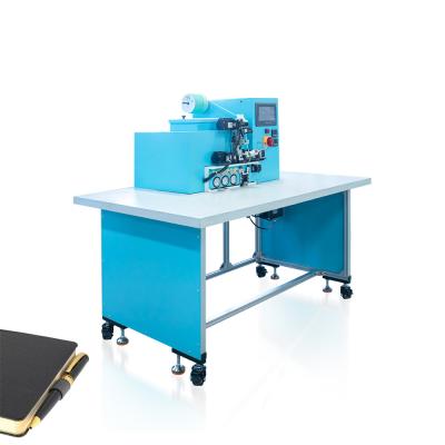 China HX20EPL fixação de alça de caneta elástica forma semi-automática máquina de encadernação de notebooks à venda