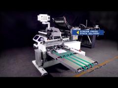 CP folding machine stacking delivery