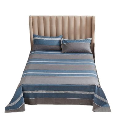 China Modern Design Soft 100% Cotton Stripe Bedding Sheet 146 for sale