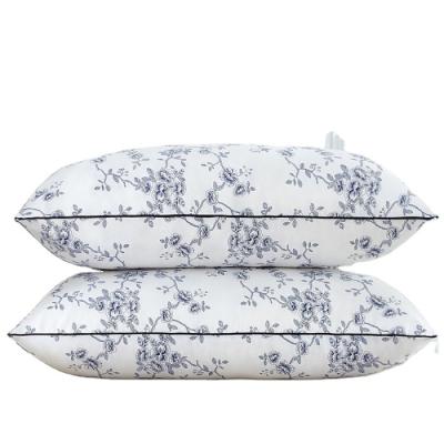 China Anti-Pull 66 100% Cotton Printing Feather Velvet Pillow for sale