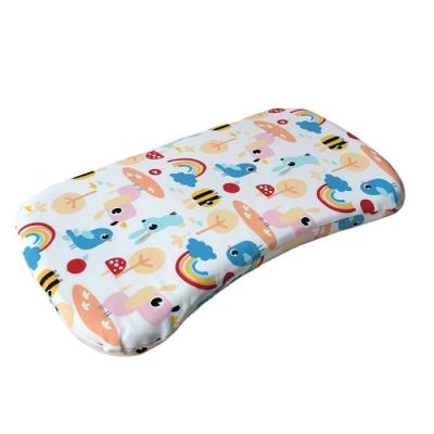 China Washable Anti-pull Pillow Children's 100% Cotton Print Feather Velvet Baby Pillow 74 for sale