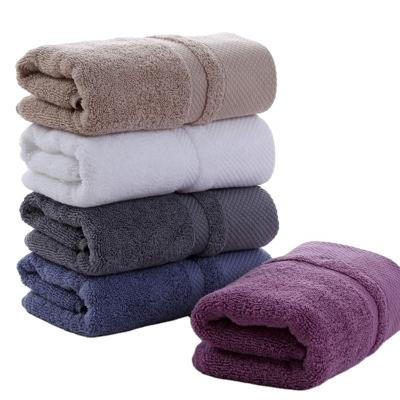 China 100% Soft Compressed Cotton Face Hair Towel For Adult Bathroom Accessories Garden Bath Hand Towels Super Thick Water Absorbent for sale