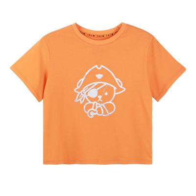 China 2022 high quality cheap child sleeve T-shirt Korean short sleeve anti-shrink short children's T-shirt fashionable for sale