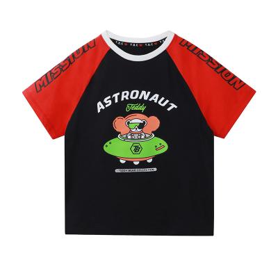 China 2022 new children 100% short sleeved short sleeve anti-shrink cotton children's T-shirts children short sleeve for sale