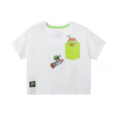 China Wholesale High Quality Anti-shrink Cotton Children Summer Short Sleeve Children Clothes Baby Boy Clothes for sale