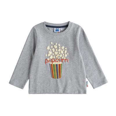 China Boys Branded Anti Shrinkage Sweatshirts Long Sleeve Casual T-shirts Children's Clothing Wholesale and Support OEM Services for sale