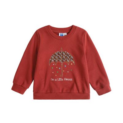 China Branded Girls Anti Shrinkage Sweatshirts Long Sleeve Casual Shirts Children's Clothing Wholesale and Support OEM Services for sale