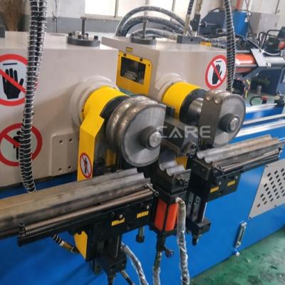 China Building Material Shops SW38CNC Automatic Rotary Type Servo Control Double Head Pipe Bending Machine for sale