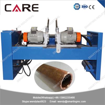 China High speed automatic double head copper pipe beveling machine with selectable autoloading copper pipe installation DEF-FA/52 pipe beveling machine for sale