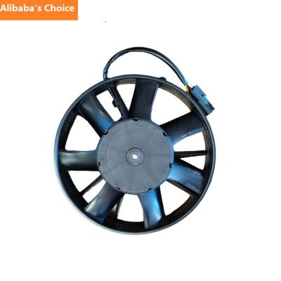 China Universal PA66 IP68 Waterproof Capacitor Fan 305mm Bus 24V Heatsink Brushless Auto Radiator Fan for sale