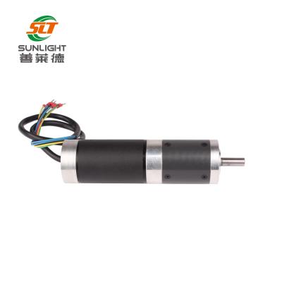 China IP55 42mm 24v 12v mini round type dc brushless gearbox motor with high torque for sale