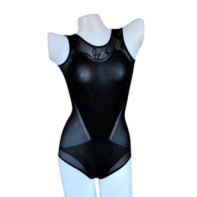 China Black Silk Spandex Body Stocking Dress / Spandex Nylon Picture Women for sale