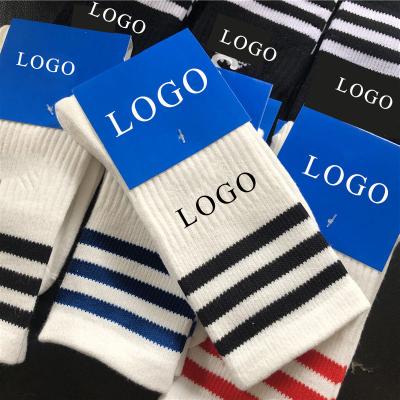 China Breathable Wholesale Best Selling Custom Logo Cotton Men's Casual Socks White And Black for sale