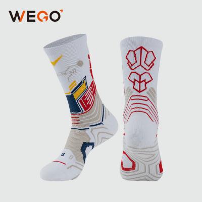 China Breathable Best Selling Breathable Gym Crew Athletic Sports Elite Running Socks for sale