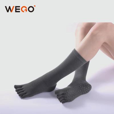 China Wholesale high quality custom logo anti-slip yoga socks breathable for women for sale