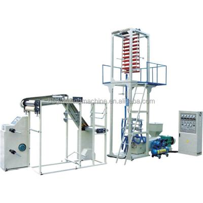 China Blown Film HDPE LDPE Film Plant, Shrink Film Machine, Double Colors Film Blowing Machine for sale