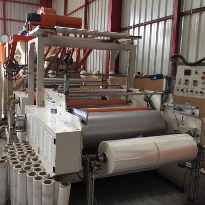 China Film extruder casing stretch machine price cinema stretch pe film 1000mm 2 layers for sale