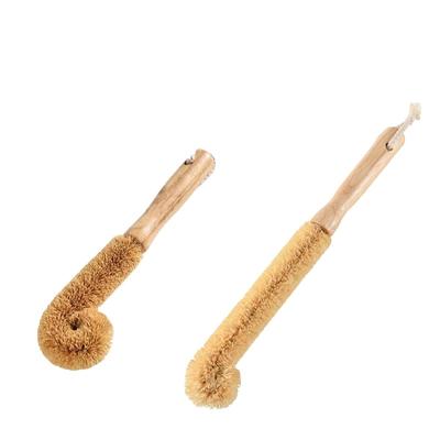 China Vegetable Eco-Friendly Potato Pan Dish Cleaning Brush Kitchen Beech Wooden Bamboo Bowl Viable Bottle for sale