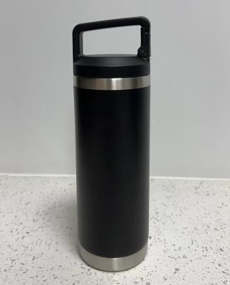 China Customized Viable 2 Lid Vacuum Flask Water Bottle 18oz 540ml Stainless Steel Wide Mouth Sports Water Bottles for sale