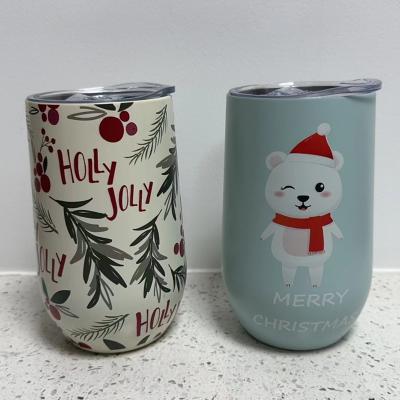 China Factory Supplier 16oz Tumbler Double Cups Custom Logo Stainless Steel Viable Wall Insulated Vacuum Travel Mug Wine Mug for sale