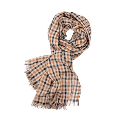 China Cotton 2021 Autumn New Ladies Plaid Print Tassel Scarf Fashion Winter Scarf Pashmina Wrap Canvas Scarf Shawl for sale