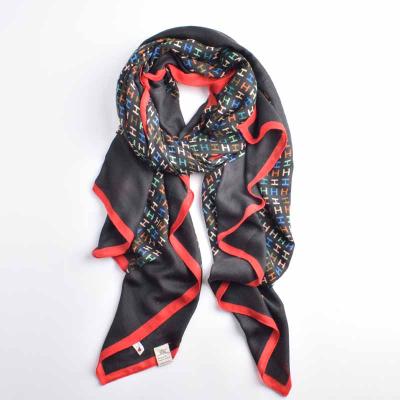 China Wholesale 2020 Cotton New Style Dubai Hijabs Scarf Fashion Trending Hot H Pattern Printed Muslim Women Scarves Hijab Cotton for sale