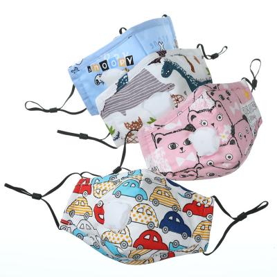 China High Quality Cotton Of Cartoon Printing For Children Face Scarf Washable Cotton Suitable Kids Face Blanket With Outdoor PM2.5 Filter for sale