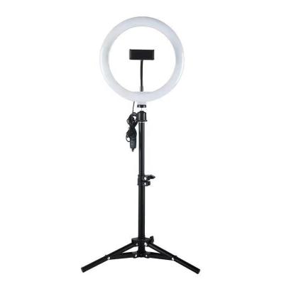 China Adjustable Glow Lighting Photographic Selfie Ring Light Ring Light with Tripod Stand for sale