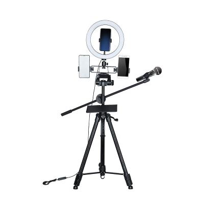 China Keianmi high-end mobile phone support PORTABLE customized living beauty fill light support multi-function camera tripod for sale