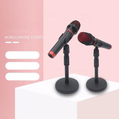 China Professional live broadcast support customization table MIC stand microphone phone holder stand for MIC for sale