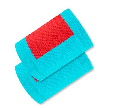 China Custom 100% Cotton Wrist Support Logo Sweat Bands Elastic Sport Wrist Cuff Adult Cotton for sale