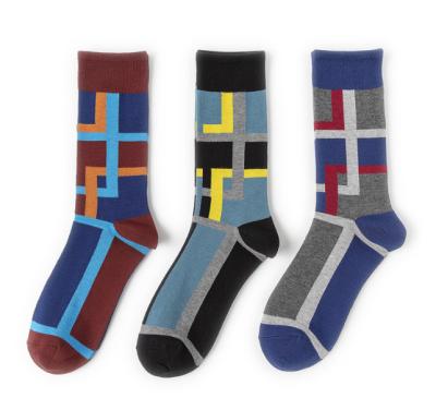 China Viable Custom Design OEM Bamboo Socks OEM Design 100 Clean Sock Checked Mens Bamboo Socks for sale