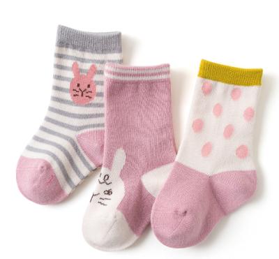 China Viable Newborn Animal Cartoon Funny Cute Baby Girl Cotton Baby Socks Custom Cheap Cotton Infant Socks For Baby for sale