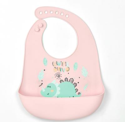 China Baby Bibs Bpa Free Plastic Waterproof Silicone Adult Bib Bpa Silicone Adult Bib for sale