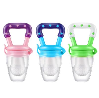 China BPA BPA Free Baby Teether Toy Silicone Fruit Pacifier Baby Driver Fruit for sale