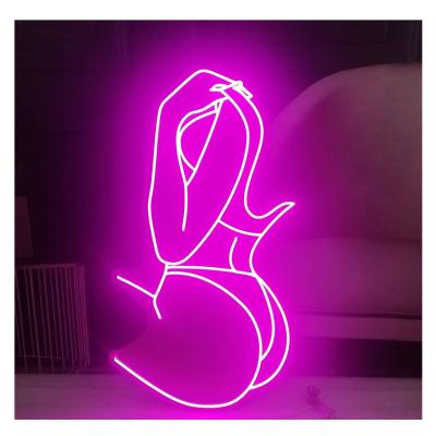 China Wholesale High Quality Neon Lighting Office Sign Customs Lead Naked Neon Sign Woman For Shop Home Bar for sale