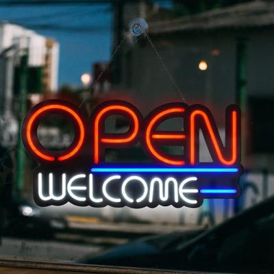 China Retail Store UBS Shenzhen Top 10 Supplies Neon Party Customized Open Sign for sale