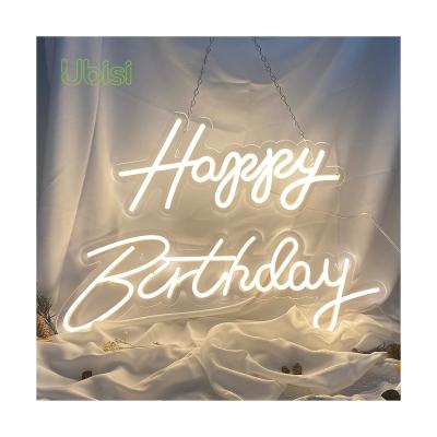 China Shops LED Neon Sign Happy Birthday Neon Sign LED Light Bars Custom Neon Lamp for sale