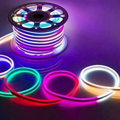 China Eco-friendly Garden Silicone Led Neon Flex Strip For Sign Bar Party Holiday Home Decoration for sale