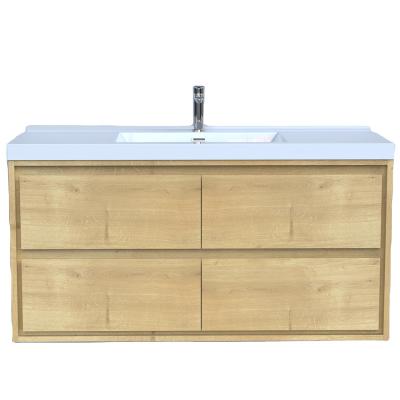 China MOERSHU modern cheap factory price 48 inch modern cheap furniture hanging mirrore sinks washbasin vanity bathroom cabinet for sale