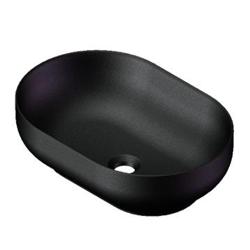 China Modern apartment bathroom sink oval resin on top basin for sale