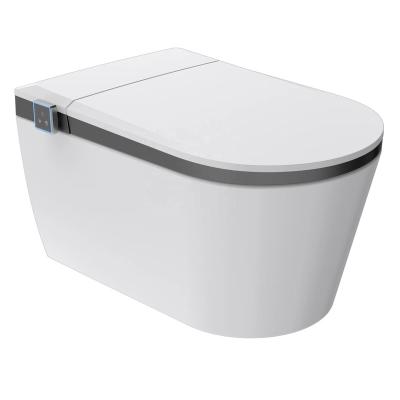 China Automatic Operation Wall Hung Modern Smart Toilet One Piece Integrated Toilet for sale