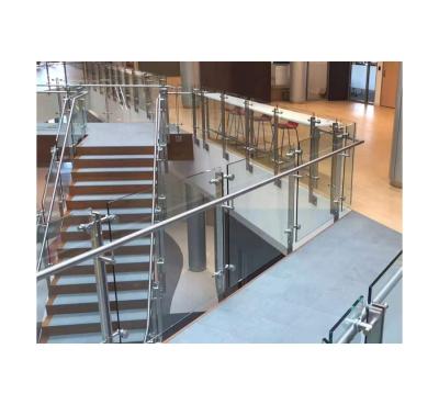 China Scandinavian Stainless Steel Balcony Railing Staircase Fencing Glass Balustrade Glass Balustrade for sale