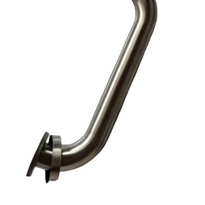 China Stainless Steel Armrest Stainless Steel Bathroom Accessories Railing Safety Handicapped Railing Thick Sanding Custom Grab Bar for sale