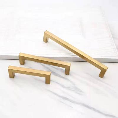 China Modern Stainless Steel Kitchen Drawer T Bar Pulls Cabinet Handles for sale