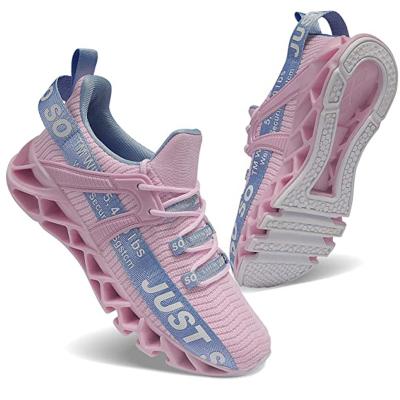 China Quick-Drying UMYOGO Women's Running Shoes Just So So Non Slip Athletic Tennis Walking Blade-Shaped Men's Sneakers for sale