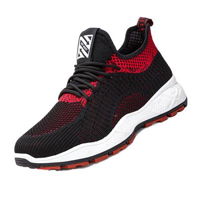 China TREE 2021 Student New Flying Woven Mesh Sports Casual Shoes Men's Running Shoes Breathable Summer for sale