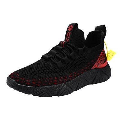 China Latest Design EVERGREEN Fashion UMYOGO Breathable Fly Knit Sports Shoes Mens Casual Sneaker Running Shoes For Men for sale